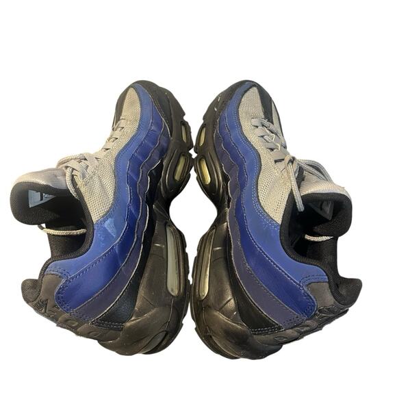 Nike Air Max 95 Essential Deep Royal Black Suede Leather (749766-023) Men's 8.5 - Picture 5 of 9